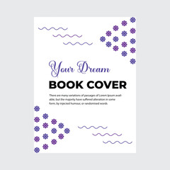 Vector Attractive Modern Book Cover Design Template 