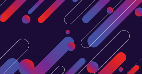 Abstract colorful minimal geometric background design