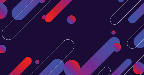 Abstract colorful minimal geometric background design