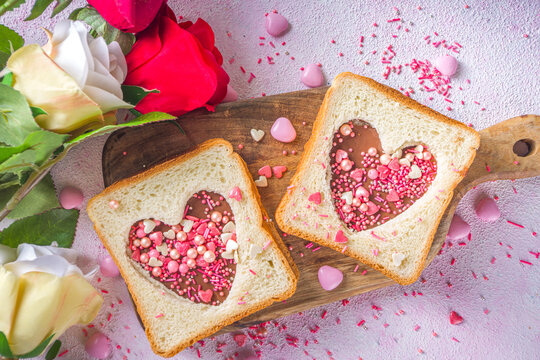 Valentine sweet sandwich