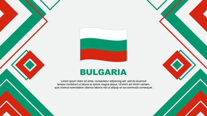 Bulgaria Flag Abstract Background Design Template. Bulgaria Independence Day Banner Wallpaper Vector Illustration. Bulgaria Background