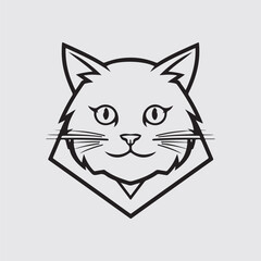 Cat Logo Vector 