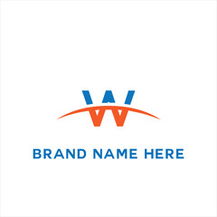 W letter logo, W logo, W letter icon Design with black background. W Luxury, W letter, W , 