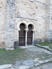 Fototapeta premium Mozarabic church of Santiago de Peñalba.
