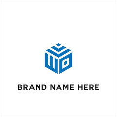 WO logo. W O design. White WO letter. WO, W O letter logo design. Initial letter WO linked circle uppercase monogram logo. W O letter logo vector design.	