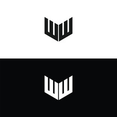 WW logo. W W design. White WW letter. WW, W W letter logo design. Initial letter WW linked circle uppercase monogram logo. W W letter logo vector design.	