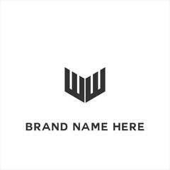 WW logo. W W design. White WW letter. WW, W W letter logo design. Initial letter WW linked circle uppercase monogram logo. W W letter logo vector design.	