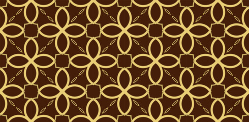 Golden ornament in Arabian style.  Geometric background. Pattern wallpapers and for backgrounds. A popular trend in interior decoration. Geometric texture. Repeated printing.