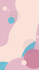 Vector pink stories background cute background vector background