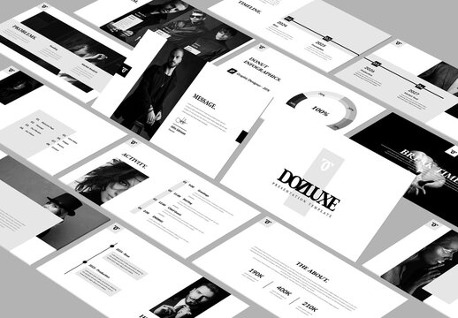 Minimal Black Fashion Business Presentation