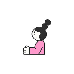 set of small children in saving poses small