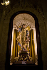 Interior of Basilica of the Virgin Mary of Carmel in Valletta, Malta - obrazy, fototapety, plakaty