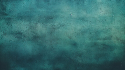 Dark blue green wall texture. Gradient. Deep teal