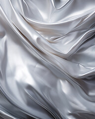 silver silk fabric background