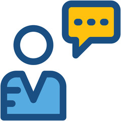 Communication Line Vector Icon