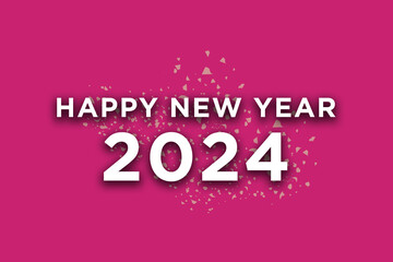 This is the background design to celebrate the new year 2024.