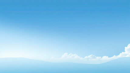 Ätherischer Himmel - Hintergrundbild Blau  - obrazy, fototapety, plakaty