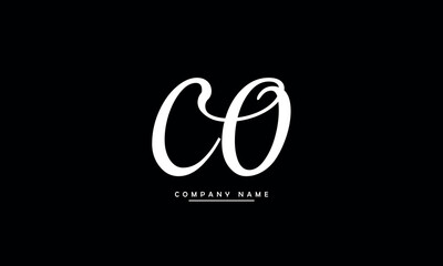 CO, OC, C, O Abstract Letters Logo Monogram