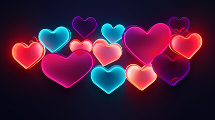 Background with hearts, Valentine's Day background