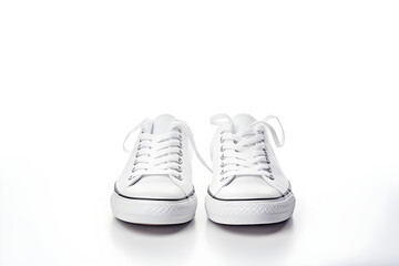 Photo of shoes, minimal , clean , isolated on white background 
