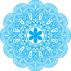 Flower Mandala. coloring mandala ornament mandala. vector mandala design