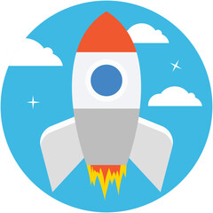 Rocket Vector Icon