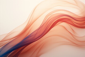 Ethereal Rhythms. Serene and Simple Abstract Repetition for a Calming Atmosphere. Peach Fuzz Colours Trend - obrazy, fototapety, plakaty