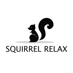 squirrel simple vector logo design for modern company logo