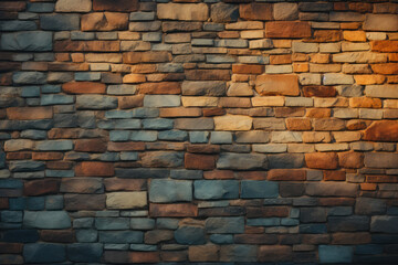 Textured Old Brick Wall