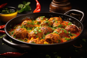 Fototapeta premium Indian dish kofta curry