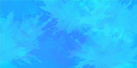 Fototapeta na wymiar Sky blue water splash,wall background spray paint liquid color galaxy view glitter art aquarelle painted messy painting watercolor on splatter splashes grain surface. 