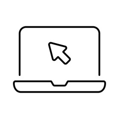 Fototapeta premium laptop icon