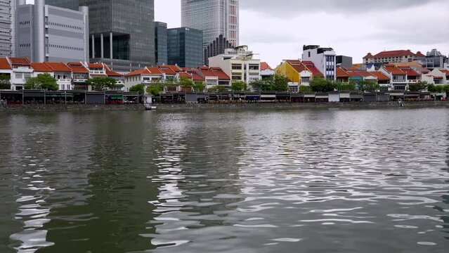 Singapore Clarke Quay river cruise.