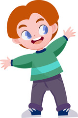 cartoon children back to school