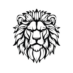 African Majesty Wild Power of the Jungle - Elegant Lion Symbol for Business, Brand, and Sport - Premium Vector Illustration and Tattoo Art