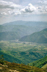 view of the mountains