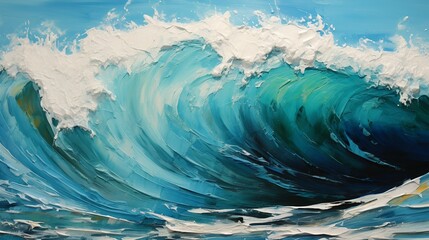 Van Gogh's Flowing sea Wave