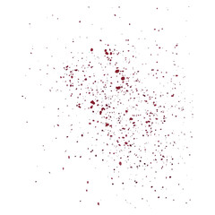 Abstract vector splashes of red background. Vector illustration design.