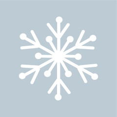 This is an illustration of a white snowflake. You can use 
 it for your design in decoration of for example a gift card.