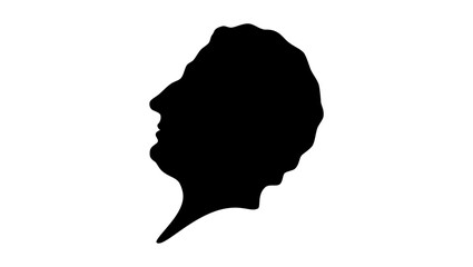 Robert Stewart, 1st Marquess of Londonderry, black isolated silhouette © OMIA