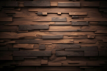 Abstract Wooden Blocks Background