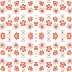 seamless pattern with flowers
