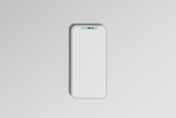 single mobile phone mockup