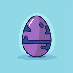 easter egg icon vector
