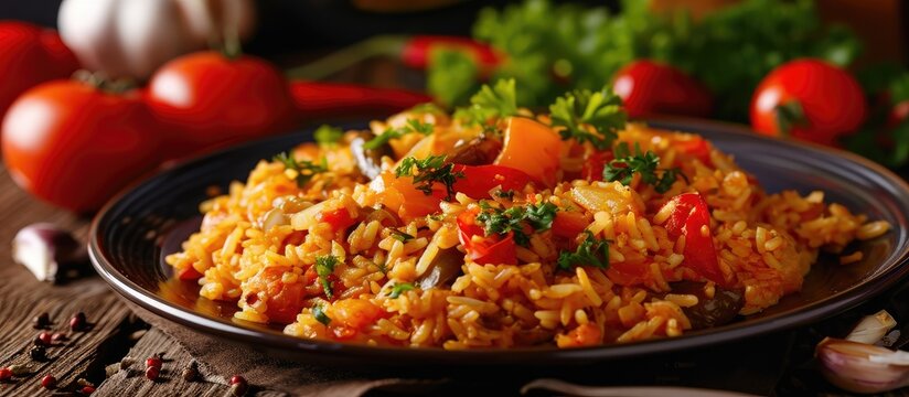 Turkish Black Sea specialty, hamsili pilav