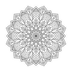 Mandala Simple Embroidery Kit Flower