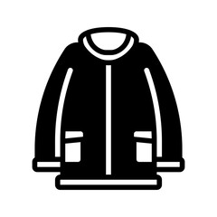 Coat icon set style collection in line, solid, flat, flat line style on white background