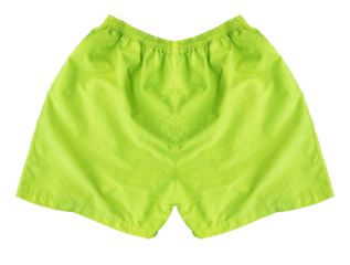 Green neon shorts