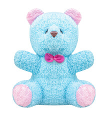 Blue teddy bear