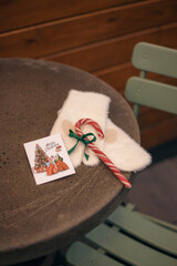 Still life that transmits the New Year's atmosphere